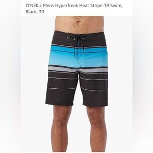NWT.   O'Neill Men's Blue and Black Swim Shorts 😍